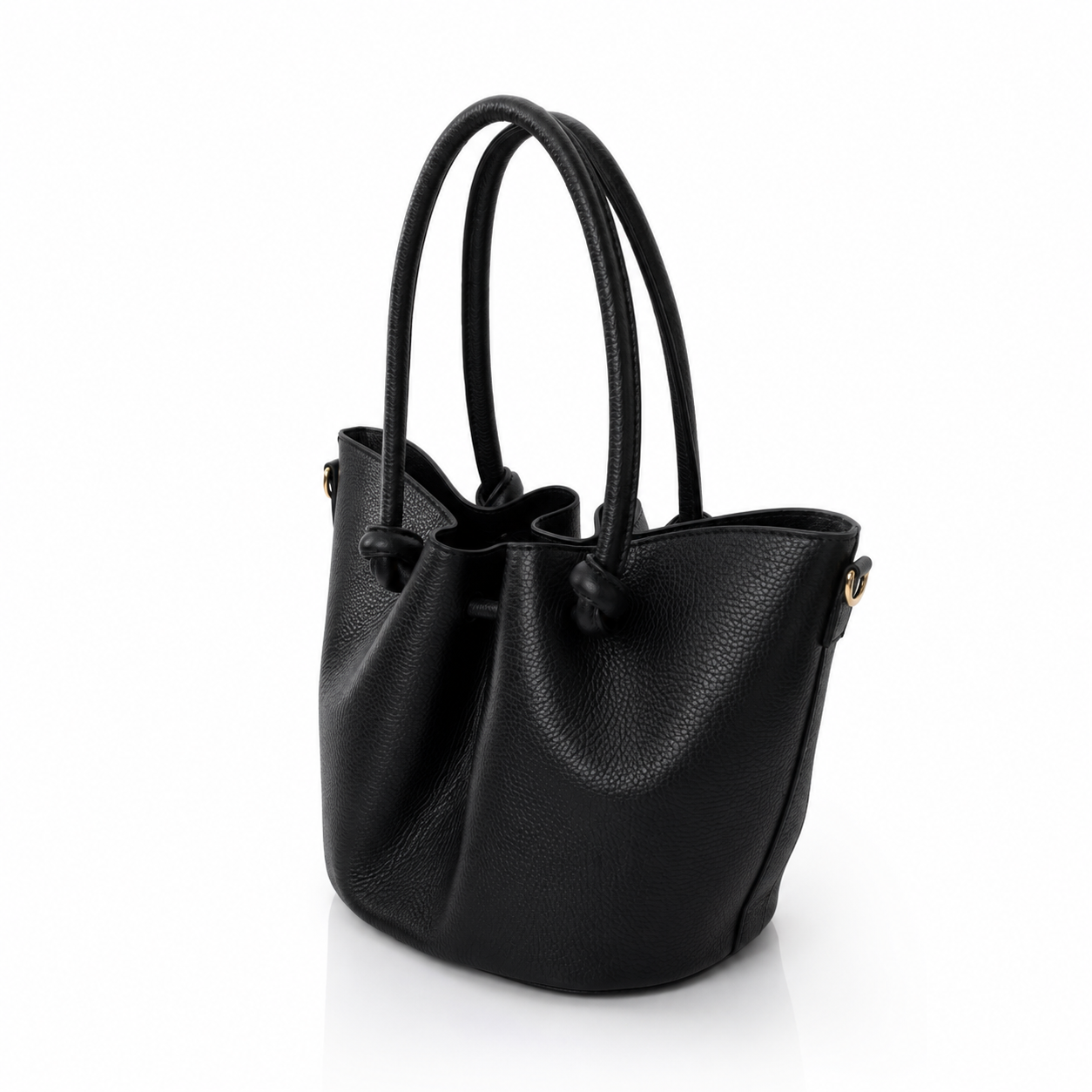 Yolé bags YL001 - Bucket kožna torba sa neseserom - crna Bucket kožna torba sa neseserom – dodatni prikaz 7