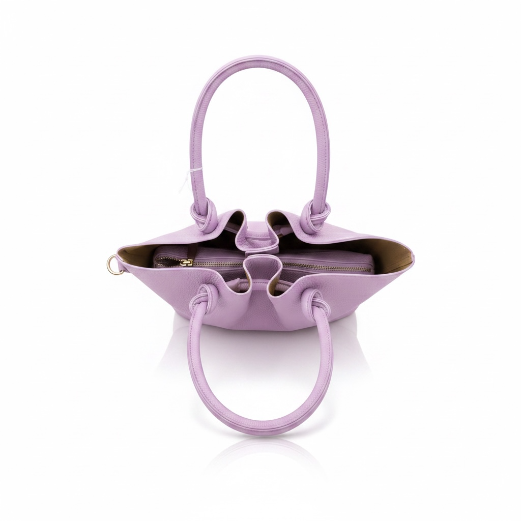 Yolé bags YL001 - Bucket kožna torba sa neseserom - roze Bucket kožna torba sa neseserom – dodatni prikaz 2