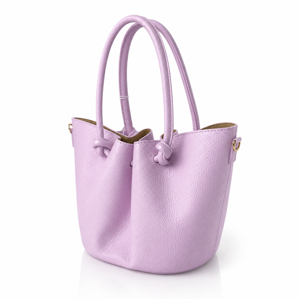 Yolé bags YL001 - Bucket kožna torba sa neseserom - roze Bucket kožna torba sa neseserom – dodatni prikaz 4