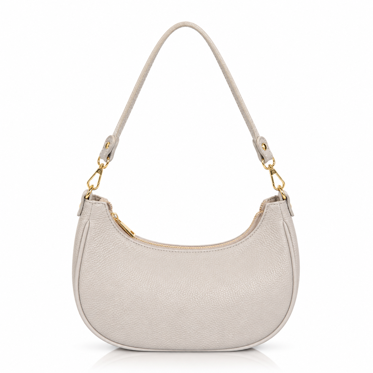 Yolé bags YL011 - Kožna trend torbica za rame - bež Kožna trend torbica za rame – dodatni prikaz 2