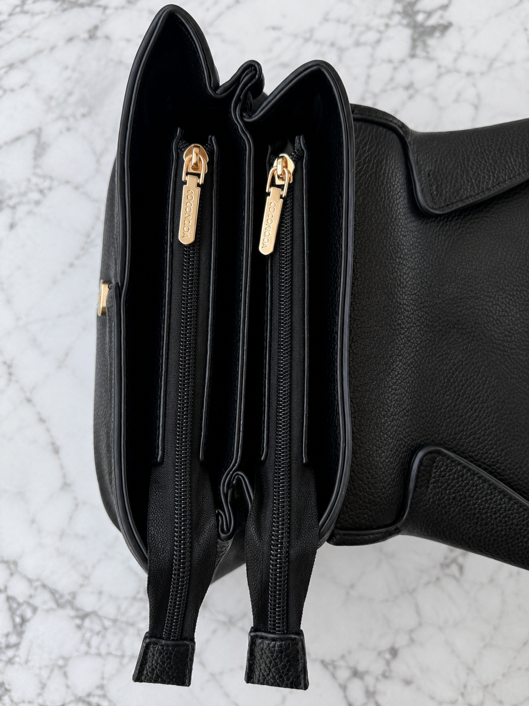 Yolé bags YL018 - Torba sa preklopom i dve pregrade - crna Torba sa preklopom i dve pregrade – dodatni prikaz 3